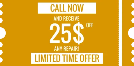 call now and receive 25 off on repair